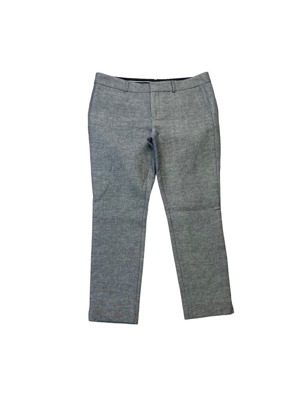 KUT from the Kloth Gray Career Dress Pants Womens 6P Petite Straight Leg Cropped
